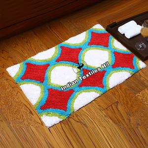 Alfombrilla de baño de algodón con mechones suaves de alta calidad única directa de fábrica al por mayor diseño más suave hecho a máquina de ITHL - Product Image 1