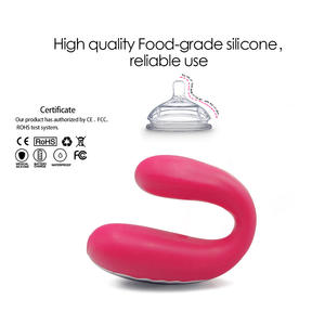 Vibromasseur érotique en forme de U alimenté par USB Produits de sexe pour adultes Vente en gros pour les couples Masturbateur vibrant - Product Image 2
