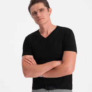 Producción en calidad profesional de Turquía Camiseta elegante de élite de lujo Camiseta nueva moda último diseño Mejor precio con cuello en V - Product Image 1