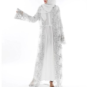 Thobe / Thawb Robe abaya décontractée en polyester pour femmes musulmanes Robe nationale indienne pakistanaise pour dames Vêtements - Product Image 2
