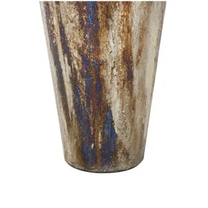 Vase de sol géométrique en métal de haute qualité, design moderne et créatif, couleurs personnalisables, petite taille pour la décoration intérieure et les mariages – Vente directe - Product Image 4