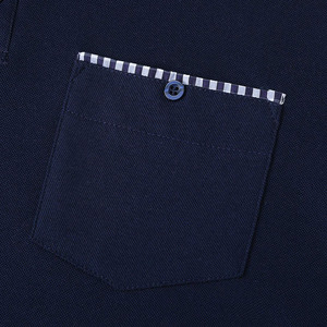 Polo de manga corta informal holgado al por mayor, Polo personalizado deportivo de algodón de talla grande, Polo bordado en 3D, Polo para hombre - Product Image 4