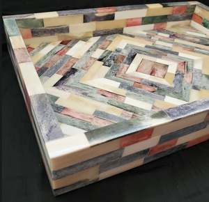 กล่องใส่เครื่องประดับทำมือจากอินเดีย ลายฉลุฝังกระดูก  รักษ์โลก ยั่งยืน  ออกแบบตามขนาดที่ต้องการ  เทคนิคการแกะสลักแบบดั้งเดิม  ธรรมชาติ  ความรัก  ฮวงจุ้ย - Product Image 3