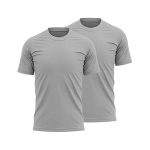 Camisetas de cuello redondo de algodón para hombre Camisetas de cuello redondo de ajuste regular para hombre - Product Image 2