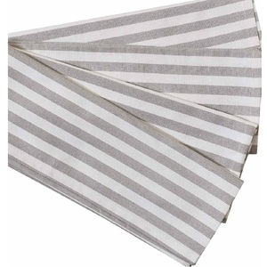 Serviette de thé à bande numérique personnalisée 100% coton lin serviette de thé absorbant serviette de cuisine à bas quantité minimale de commande - Product Image 5