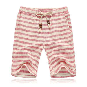 Shorts décontractés pour hommes en mélange de coton, sublimation, taille mi-haute, séchage rapide, léger, confort, coupe décontractée pour les promenades en plein air - Product Image 1