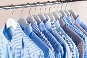 Custom Striped Cotton Oxford Casual Shirt Custom Embroidery Long Sleeve Turn Down Collar Formal Dress Shirt Men's - Product Image 3