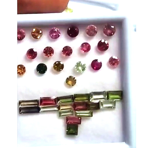 ทัวร์มาลีน4X3 5x3 6x4 7x5มม. ทรงรี6X3 8x4มม. บาแกต Marquise 4 5มม. ตัดกลม107 CTS iroc ขาย $257 - Product Image 4