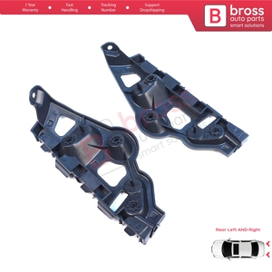 Soporte de Montaje para Parachoques Trasero Izquierdo y Derecho BSP1251 para Sandero MK2 B52 B8 2012-2016 Pre-Facelift 850459391R 850440810R - Product Image 2