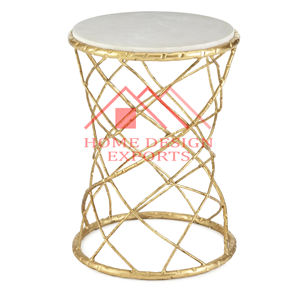 Top Table d'appoint pour salon décoratif 2022 nouveauté Design élégant métal fer côté et Table d'appoint pour chambre meilleur vendeur - Product Image 3