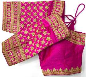 เสื้อสายไหมเปิดหน้า rasiya ทันสมัยเสื้อเบลาส์แบบผูกเงื่อนที่สวยงามเสื้อสุภาพสำหรับใส่ในฤดูร้อน - Product Image 4