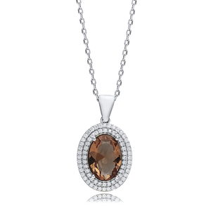 17x21mm Forme Ovale CZ Sultanite Pierre Charme Collier 925 Sterling Silver Turc Bijoux Faits À La Main pour La Vente En Gros - Product Image 3