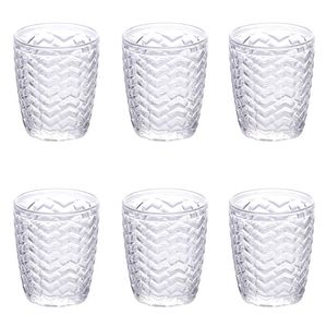 Set di 6 Bicchieri per Acqua da 295ml in Vetro Premium con Manico Girevole - Product Image 1