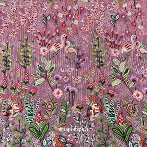 EMBROIDERED TREAD WORK GEORGETTE <b>FABRIC</b> Colorful Embroidery Leaf Floral <b>Fabric</b> Tulle Lace <b>Fabric</b> for Country Dress Girl Dress - Product Image 5