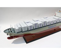 LURLINE 100cm MODÈLE DE BATEAUX EN BOIS/CARGO/PORTE-CONTENEURS/NAVIRES COMMERCIAUX/ARTISANAT