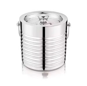 Service de bar de restauration professionnel seau à glace en métal de grande performance avec poignée durable garde les boissons fraîches pendant des heures - Product Image 3