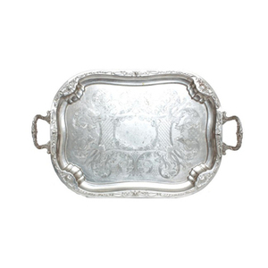 Plateau de service alimentaire poli miroir fait à la main vaisselle d'hôtel et de restaurant de qualité supérieure idéal pour les événements de mariage - Product Image 4