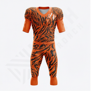 ชุดอเมริกันฟุตบอลแบบซับลิเมชั่นทันสมัย ปรับแต่งได้เต็มที่ พร้อมงานปัก ไซส์ใหญ่ ผ้าโพลีเอสเตอร์ 100% คุณภาพระดับมืออาชีพ - Product Image 1