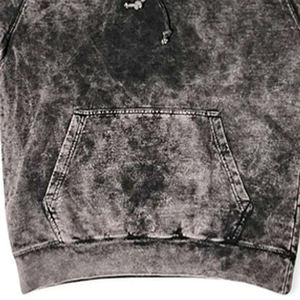 OEM Customized <b>Mens</b> Boxy <b>Thick</b> Aicd Wash <b>Hoodies</b> Sweatshirts Pullover Heavyweight Cotton <b>Hoodies</b> Custom Puff Print <b>Hoodies</b> - Product Image 3