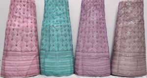 Filet à paillettes lourd élégant Lehenga avec Choli et Butti Work Dupatta pour les acheteurs en gros mondiaux des fêtes d'hiver - Product Image 2