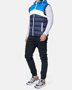 Veste d'hiver matelassée originale personnalisée, veste matelassée épaisse en duvet de canard pour homme - Product Image 3