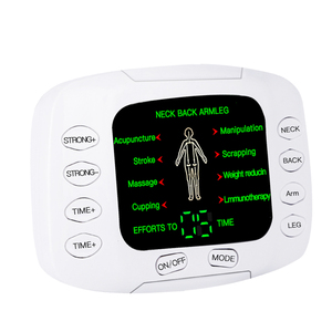 <span class=keywords><strong>Unit</strong></span> <span class=keywords><strong>TENS</strong></span> USB isi ulang multifungsi, instrumen pijat fisioterapi Digital perangkat penghilang nyeri 8 mode kontrol waktu - Product Image 1
