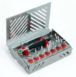 Kit de fraise d'osséodensification Kit d'implant dentaire universel Perceuses à dents osseuses Outils de tréphine Kit d'implantologie extenseur par Canleo - Product Image 5