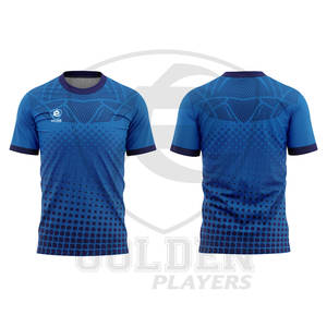 Camiseta bordada personalizada para hombre con estilo 2024, tela tejida de alta calidad, cuello redondo transpirable con cuello en O- V con logotipos en 3D - Product Image 4