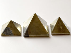 Puntero de pirámide de cristal de pirita, cristal curativo, piedra de protección potente, tontos, piedra Natural de oro tallada, pirita Druzy pulida - Product Image 2