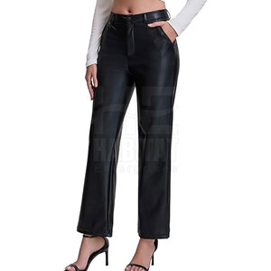 Venta en línea de pantalones de cuero para mujer, pantalones de cuero genuino, pantalones de cuero modernos y cómodos - Product Image 2