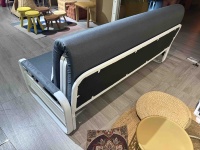 Sofá Cama de Alta Calidad, Plegable, para Sala de Estar, con Tapicería de Cuero Sintético Extraíble, Multifuncional y Convertible