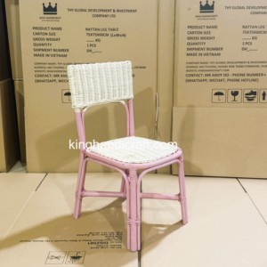 Sillas de Ratán Hechas a Mano para Niños, para Alquiler en Eventos, Fiestas de Cumpleaños, Bodas, Muebles de Mimbre Natural de Fábrica - Product Image 3