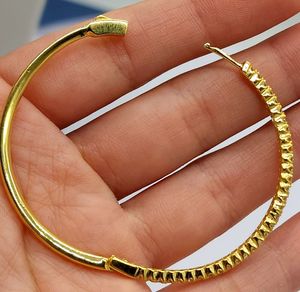 925 <b>Silver</b> Round Cut Moissanite Diamond Women's <b>Huggie</b> Hoop Earrings - Product Image 4