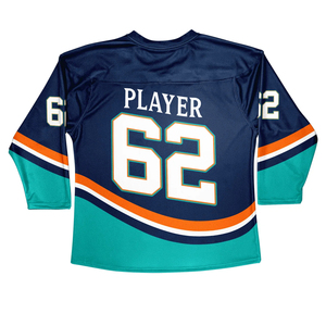 Maillots de hockey sur glace personnalisés Pro-Fit, imprimés par sublimation, anti-humidité, écologiques, uniformes d'équipe, directement de l'usine, prix bas - Product Image 2