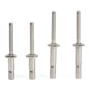 Remache Ciego de Cabeza Redonda de Acero Inoxidable Cepillado con Bloqueo Externo - Product Image 1