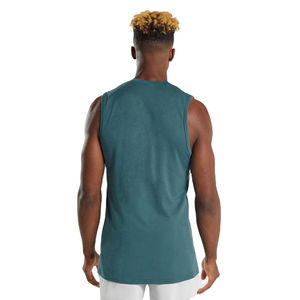 Camiseta sin Mangas para Hombre de Primera Calidad, Transpirable, 100% Algodón, Estilo Moderno, Ropa Urbana de Verano, Personalizable, Color Liso - Product Image 2
