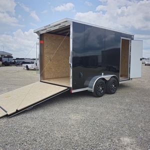 Best Supplier 230HP Engine Cargo Trailer 7x14 Steel <b>Box</b> Trailer 7000lb with Ramp Door Tandem Axle and 5-Year Warranty - Product Image 3