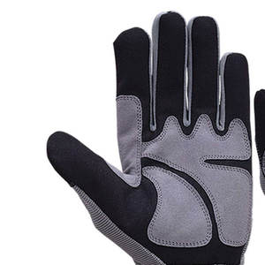 Professional Mechanic <b>Gloves</b> Reinforced Stitching Strong Grip Performance Leather Neoprene Material <b>Silicone</b>-free Customizable - Product Image 3