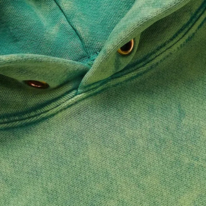 Venta caliente Parche de socorro personalizado Lavado ácido Sudadera con capucha Conjunto de pantalones de chándal 100% Algodón Acampanado Anti-pilling Transpirable Frente impermeable - Product Image 5