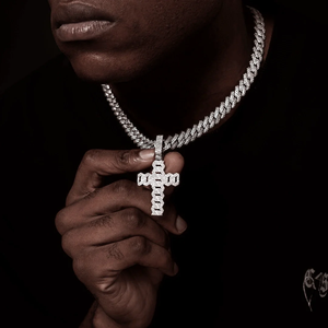 Colgante de Aleación Chapado en Oro con Diamantes Estilo Hip Hop Personalizado - Product Image 5