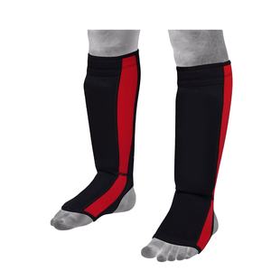 Espinillera de Hockey sobre hielo, protector de logotipo personalizado con diseño personalizado impreso, espinilleras de entrenamiento de calidad barata, OEM - Product Image 3