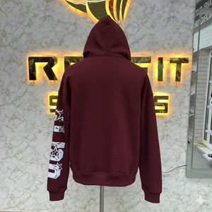 Tendance Mode Fabricant professionnel Sweat à capuche zippé Puff Printed fabriqué en usine Sweats à capuche à bas prix pour hommes - Product Image 4