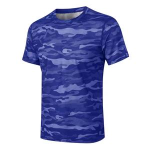 Camiseta Deportiva de Compresión de Poliéster Sublimado de Alta Calidad para Hombre, Personalizada al por Mayor, para Gimnasio, Correr, Secado Rápido, Protección contra Rozaduras - Product Image 1
