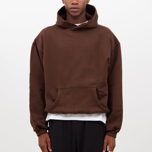 Sweat-shirt à capuche ample et décontracté pour hommes, tissu lourd, confortable, OEM accepté - Product Image 3