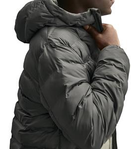 Veste coupe-vent à capuche chauffante pour homme, légère et compacte, avec fermeture éclair, finition hydrofuge, pour les voyages, la course à pied, la randonnée - Product Image 2