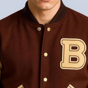 Latest Design Winter Men's Canvas Letterman Jackets Front Logo Eco-Friendly Breathable Lightweight Casual High Quality Made - Product Image 4