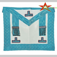 Écusson maçonnique de maître maçon en cuir artificiel fait main de haute qualité, forme rectangulaire, couleur et logo personnalisables, broderie en coton