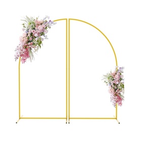 Soporte de Bienvenida Redondo de Aluminio con Acabado Dorado de Diseño de Lujo, Instalación Autoadhesiva para Eventos de Bodas y Hoteles - Product Image 2