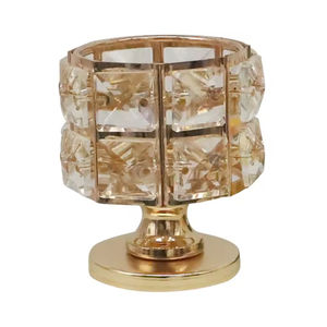 Pot à bougie le plus vendu pour la décoration de mariage Porte-bougie en métal et verre de qualité standard Couleur noire Super Design - Product Image 4