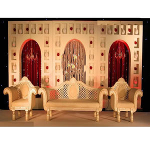 แผงผนังเหล็กสำหรับงานแต่งงานขายส่ง ซุ้มโลหะสวยงามสำหรับเวทีงานแต่งงาน อุปกรณ์งานแต่งงาน ฉากหลังซุ้มโค้ง ออสเตรเลีย - Product Image 6